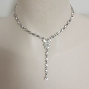 Crystal butterfly necklace